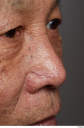 Face Nose Man Asian Slim Wrinkles Studio photo references